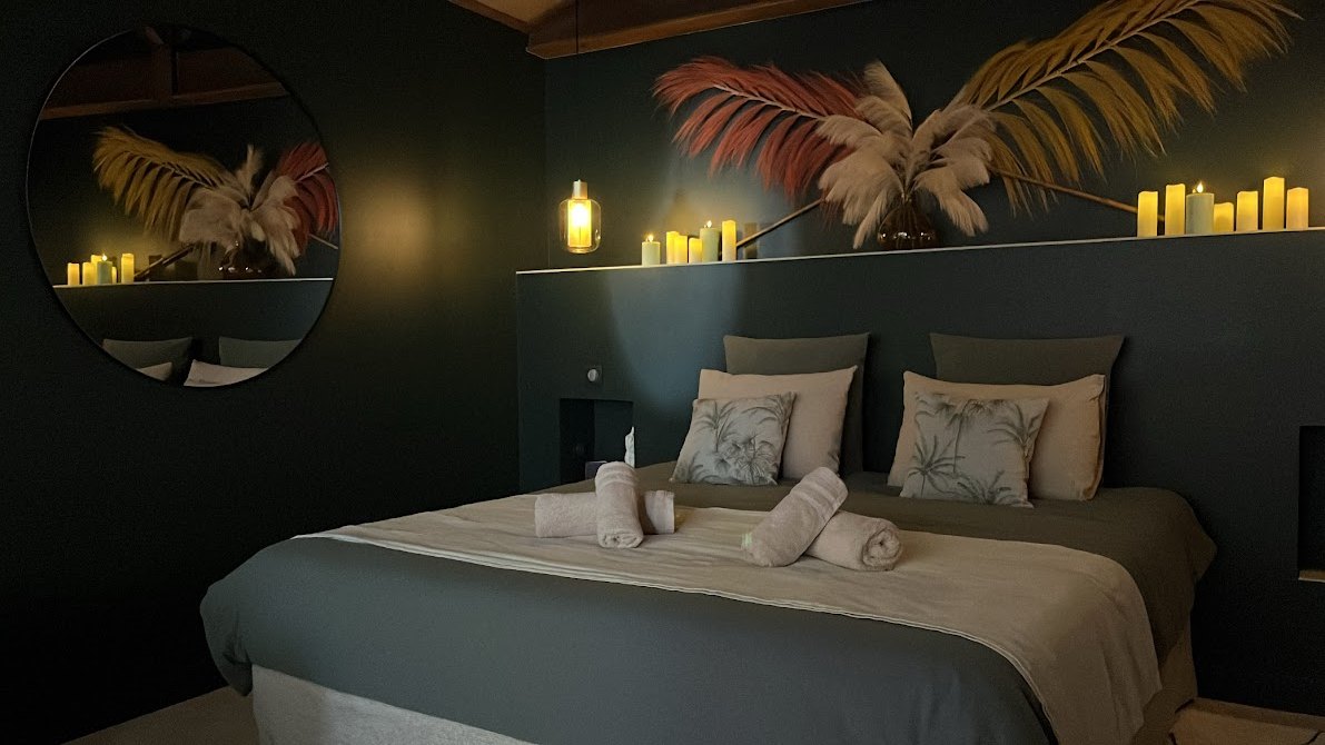 Chambre ouverte, ambiance tamisée